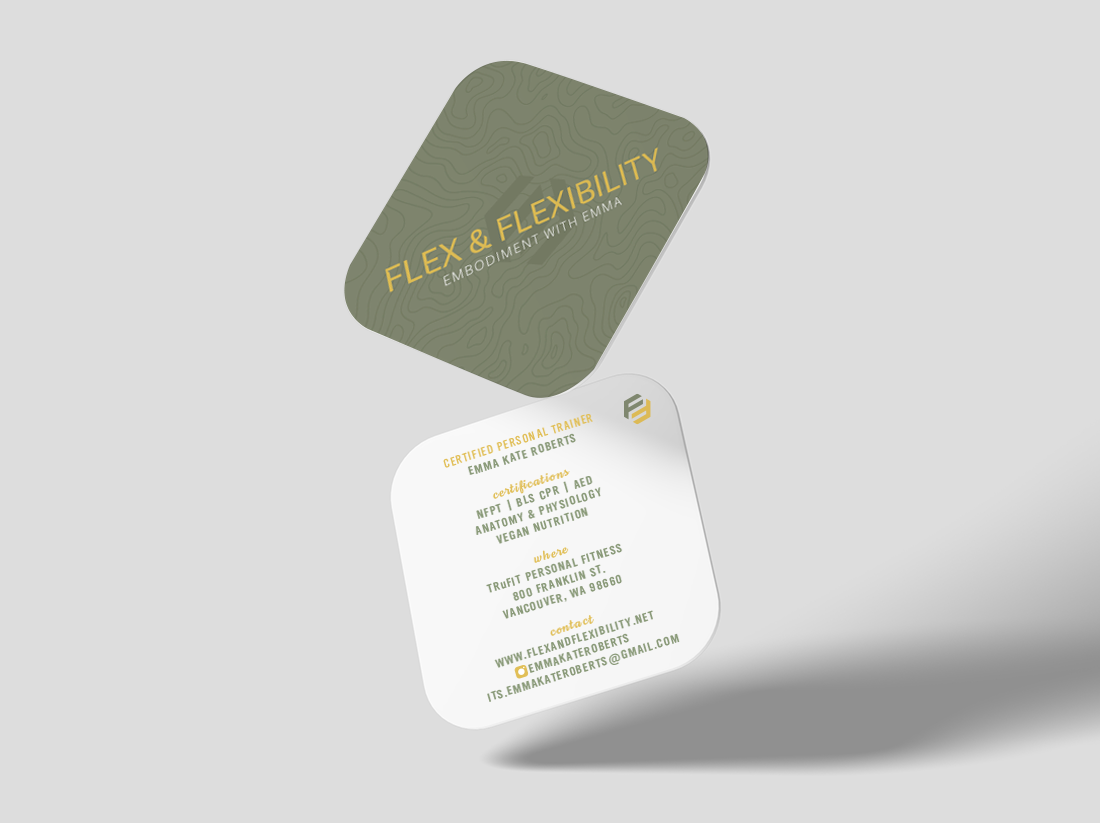 Flex & Flexibility Business Cards