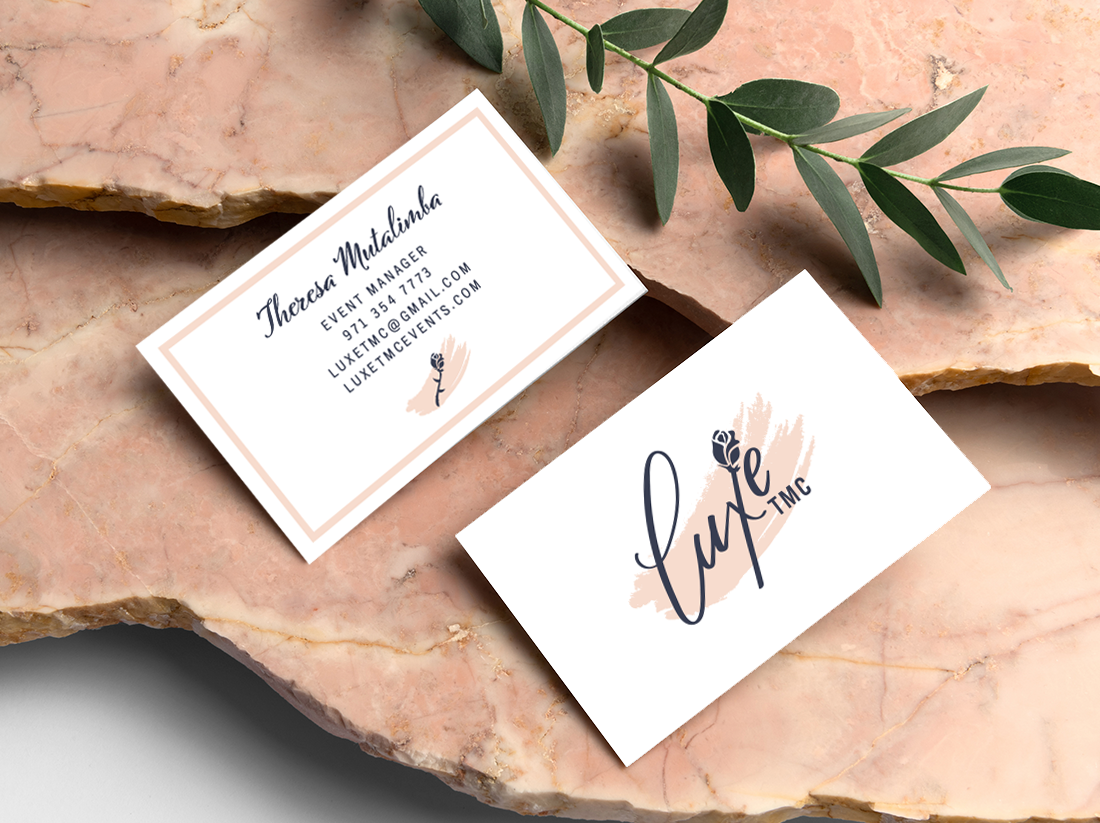 luxe tmc business card